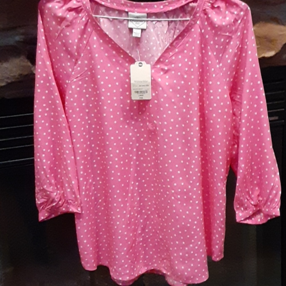 St. John's Bay peasant top Size L